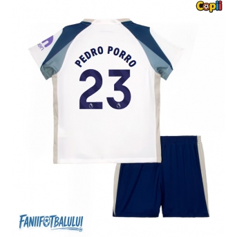 Tottenham Hotspur Pedro Porro #23 Echipament de Fotbal Replică 2025-26 Copii Acasa (+ Șorturi)